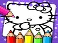 Spel Hello Kitty Målarbok på nätet