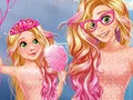 Spel Prinsessa Mamma Dotter Söt Familjelook på nätet