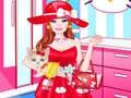 Spel Barbie med katt på nätet