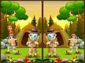 Spel Hitta 5 skillnader Camping på nätet