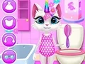 Spel Daglig Vård av Kattunge Enhörning på nätet