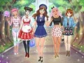 Spel Klä upp Anime i Gymnasiet på nätet