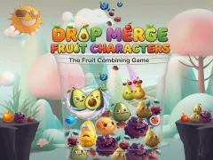 Spel Drop Merge Fruit Characters på nätet