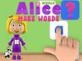Spel Alices Värld: Skapa Ord på nätet