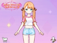 Spel Anime Docka Klä upp på nätet
