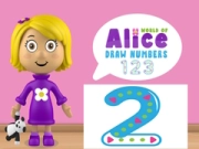 Spel Alices Värld: Rita Siffror på nätet Spel Alices Värld: Rita Siffror på nätet