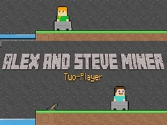 Spel Alex och Steve: Två Spelare Gruvarbetare på nätet Spel Alex och Steve: Två Spelare Gruvarbetare på nätet
