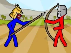 Spel Stickman: Kungarikets Kollision på nätet