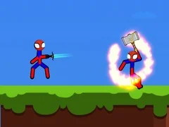 Spel Stickman Strid på nätet