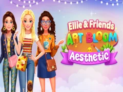 Spel Ellie och vänner konst blom estetik på nätet