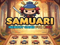 Spel Samurai-minnesspel för barn på nätet