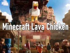 Spel Minecraft lava kyckling på nätet