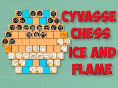 Spel Cyvasse Chess Ice and Flame på nätet