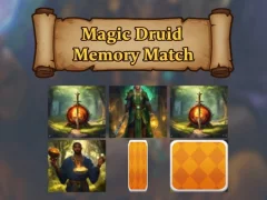 Spel Magic Druid Memory Match på nätet Spel Magic Druid Memory Match på nätet