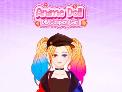 Spel Anime docka diy cosplay flicka på nätet