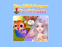 Spel Roliga minispel för prinsessan på nätet