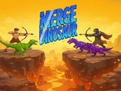 Spel Dinosauri sammanslagning på nätet