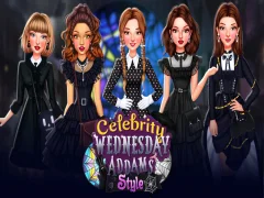 Spel Celebrity Wednesday Addams Style på nätet