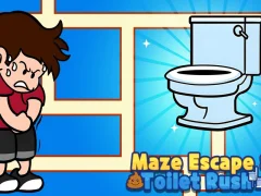 Spel Maze Escape Toalett Rush på nätet