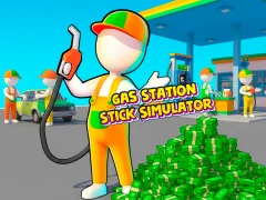 Spel Bensinstation — Stick Simulator på nätet