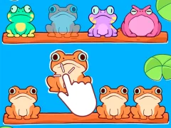 Spel Sortering av grodor på nätet Spel Sortering av grodor på nätet
