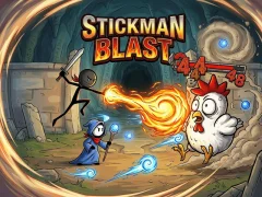 Spel Stickman Blast på nätet