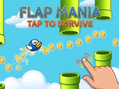 Spel Flap Mania Tryck för att överleva på nätet