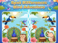Spel Spot Differences Bird Adventure på nätet