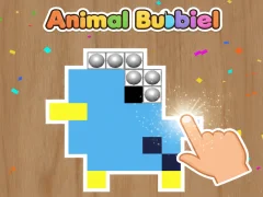 Spel Animal Bubble Pixel på nätet