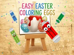 Spel Easy Easter Coloring Eggs på nätet
