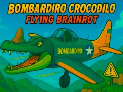 Spel Bombardiro Crocodilo Flying BrainRot på nätet