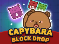 Spel Capybara block droppe på nätet