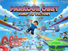 Spel Parkour Obby Hoppa till seger på nätet