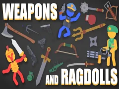 Spel Vapen och ragdolls på nätet