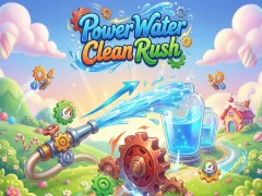 Spel Power Water Clean Rush på nätet