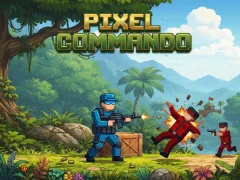 Spel Pixel Commando på nätet