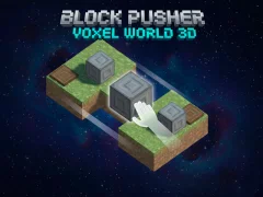 Spel Block Pusher Voxel World 3D på nätet