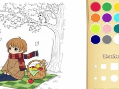 Spel Mysig mÄlarbok för barn pÄ nÀtet Spel Mysig mÄlarbok för barn pÄ nÀtet