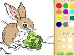 Spel Bunny målarbok för barn på nätet Spel Bunny målarbok för barn på nätet