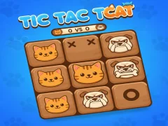 Spel Tic Tac Toe Katt på nätet