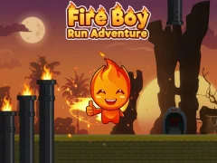 Spel Fire Boy Run Adventure på nätet