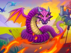Spel Maskar zon en slithery orm på nätet