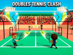 Spel Dubbel Tennis Clash på nätet