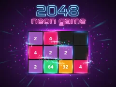 Spel 2048 neon spel på nätet