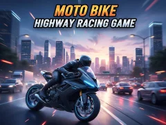 Spel Moto Bike Highway Racing Game på nätet