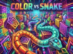 Spel Color vs Snake på nätet