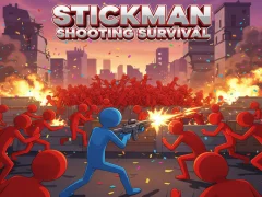 Spel Stickman Shooting Survival på nätet