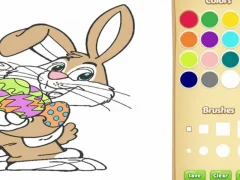 Spel Påskharen målarbok för barn på nätet Spel Påskharen målarbok för barn på nätet