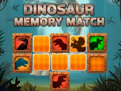 Spel Dinosaur Memory Match på nätet