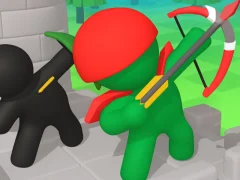 Spel Slå samman bågskyttar båge och pil på nätet
